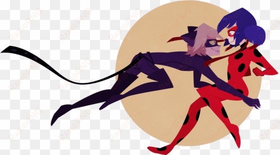 miraculous ladybug images ladybug and chat noir hd - miraculous ladybug fanart png