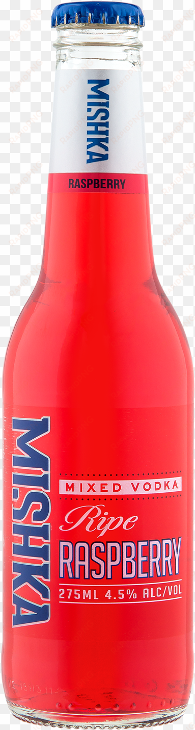 mishka ripe raspberry 275ml - carbonated soft drinks