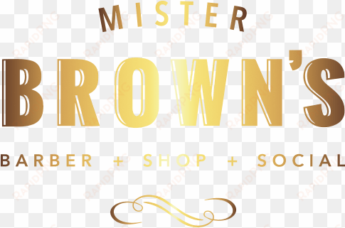 mister browns logo - browns barber