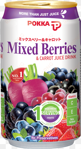 mixed berries & carrot juice drink - pokka mixed berries and carrot juice