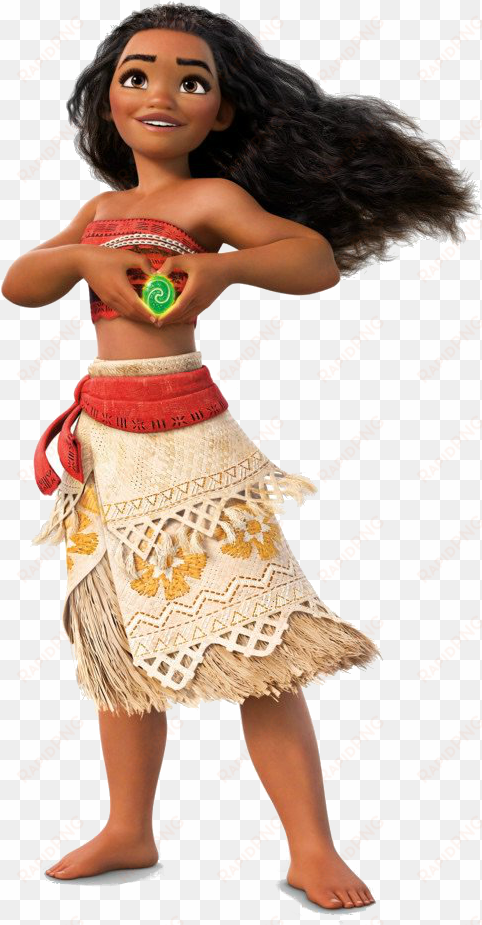 moana with the heart - moana png