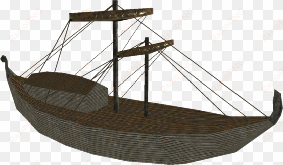 model ship - skyrim ship