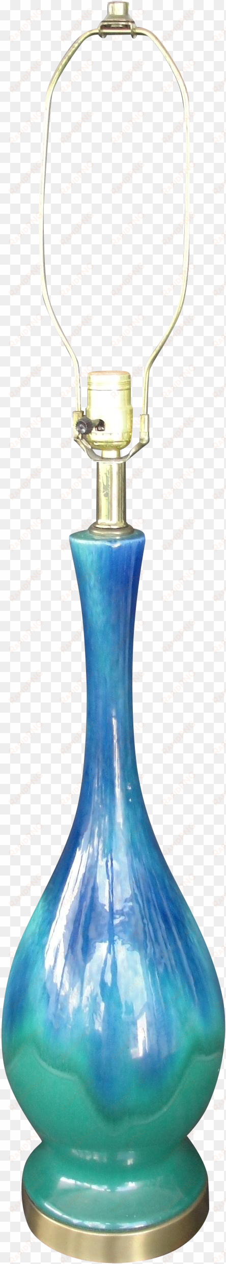 modern blue green drip glaze lamp this is a very pretty - ceramic glaze