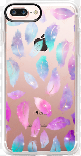 modern pink purple watercolor hand painted nebula space - cute iphone 7 plus phone cases