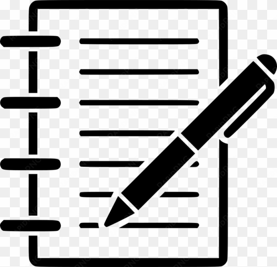 modify document business records office note pencil - edit note icon png