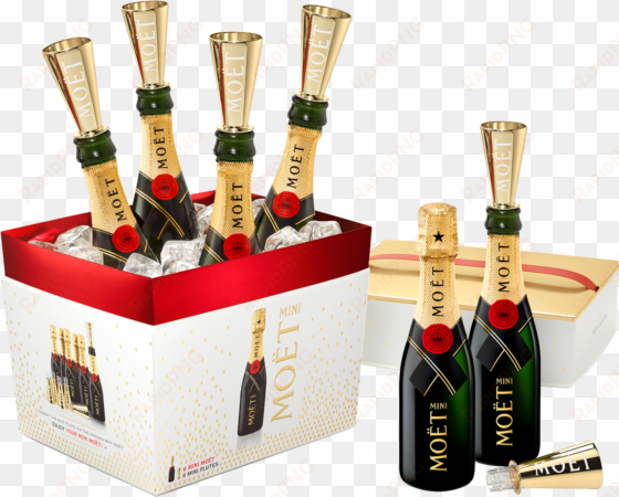 moët & chandon brut impérial golden sippers mini share - moët & chandon