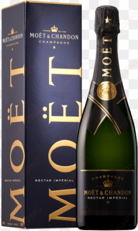 Moet & Chandon Nectar Imperial 750ml - Moet And Chandon Imperial Nectar Champagne transparent png image
