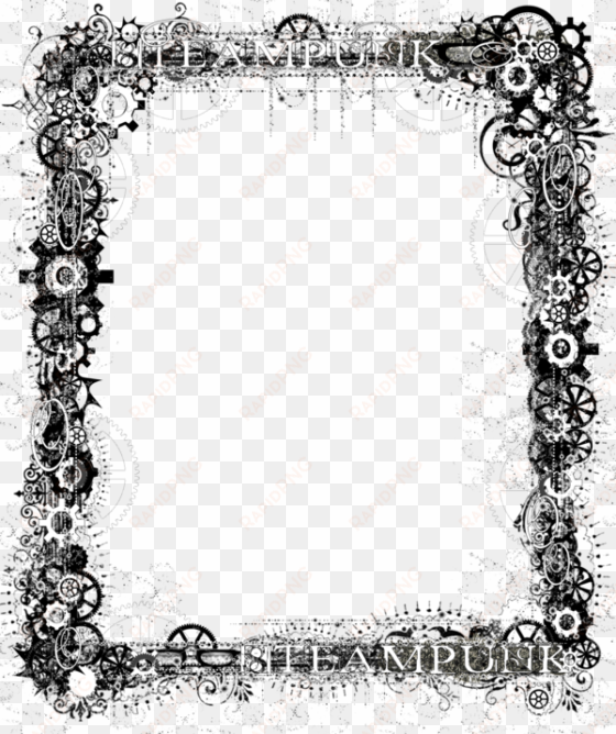 moldura em png - steampunk borders png