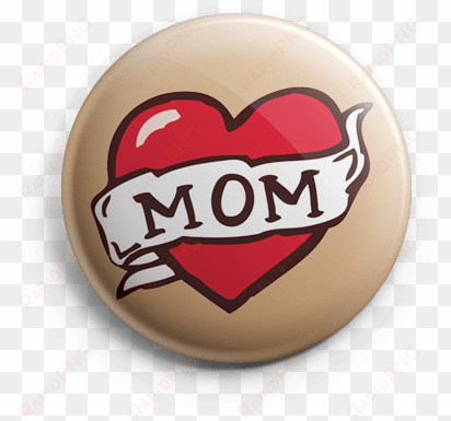 mom heart tattoo - emblem