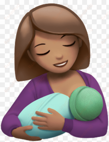 mom holding baby emoji