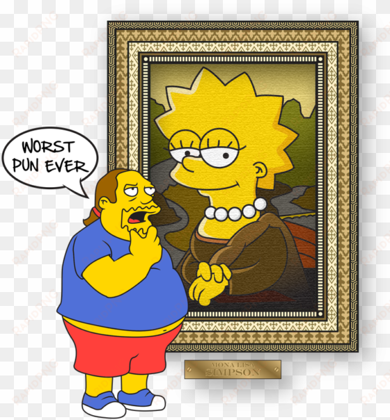 mona lisa simpson - la monalisa en los simpson