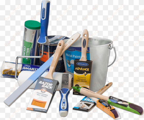 monarch paint brush, rollers and other accessories - paint brush and roller