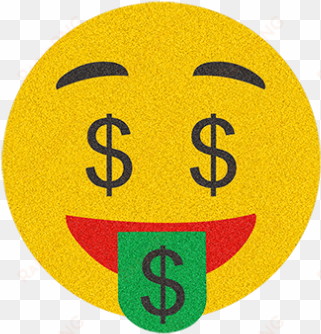 money face emoji design with glitter - face