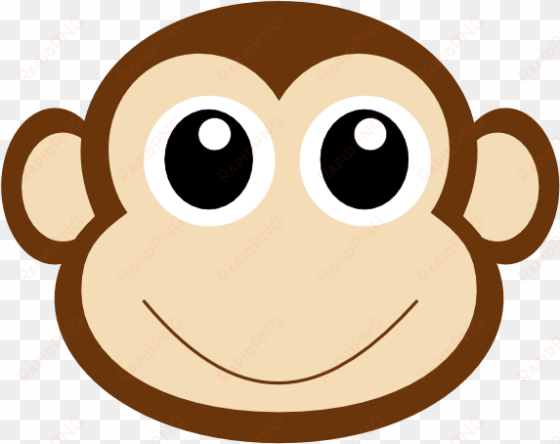 monkey 1 clip art at clker - monkey face clipart
