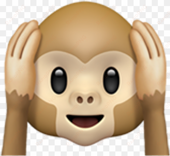 Monkey Whatsapp Emoji Ios Whatsappemoji Iosemoji Emojis - Whatsapp Emoji Monkey transparent png image