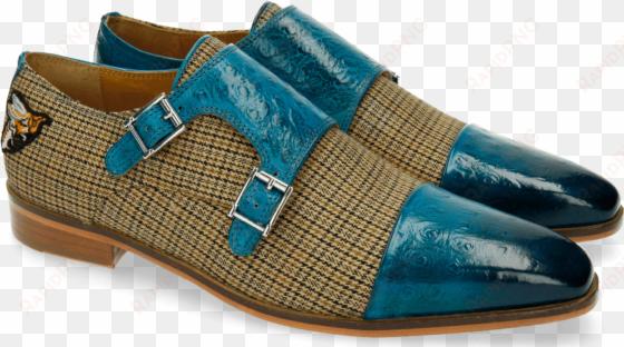 monks lance 1 ostrich turquoise - slide sandal