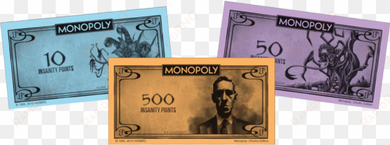 monopoly money to gain forbidden knowledge and buy - monopoly cthulhu money