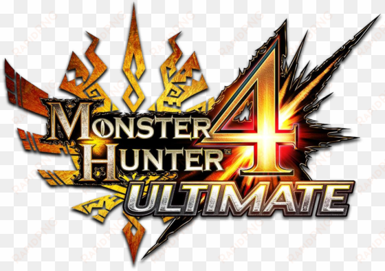 Monster Hunter 4 Ultimate Logo - Monster Hunter 4 Ultimate Title transparent png image