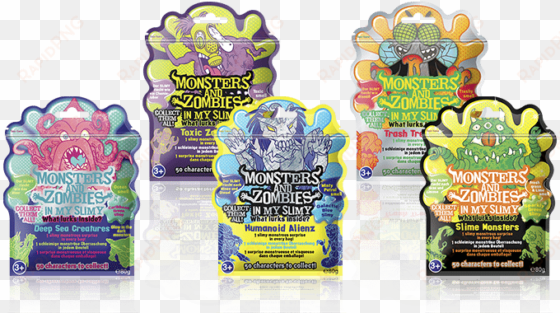 monsters and zombies - monsters and zombies in my slimy