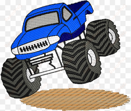 monstertruck - like big trucks embroidery design