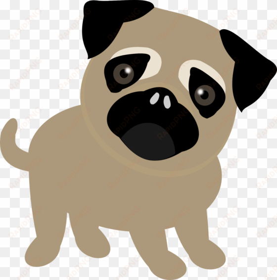 montando a minha festa imagens - cachorro pug desenho png