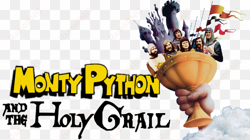 monty python and the holy grail movie image with logo - python and the holy grail