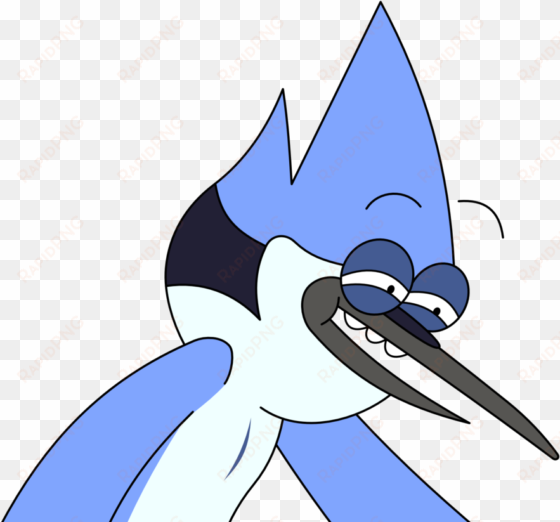 mordecai r pe face by kol98-d6dhbh4 - mordecai regular show face