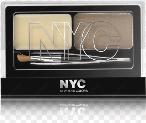 more facts - nyc browser brush-on set for perfect eyebrows color