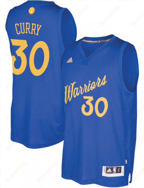 more views - warriors #30 stephen curry blue jersey - s