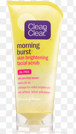 morning burst® skin brightening facial scrub - clean & clear cleansers morning burst skin brightening