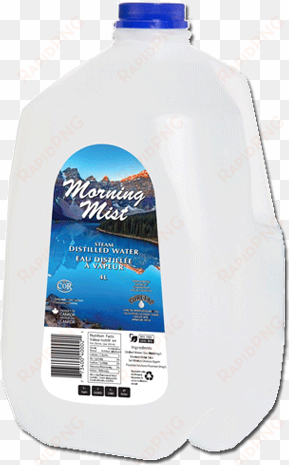 morning mist distilled water - plastic bottle