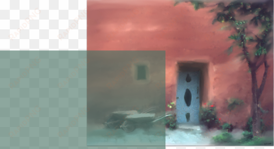 moroccan door digital painting by susie gillatt - susie gillatt