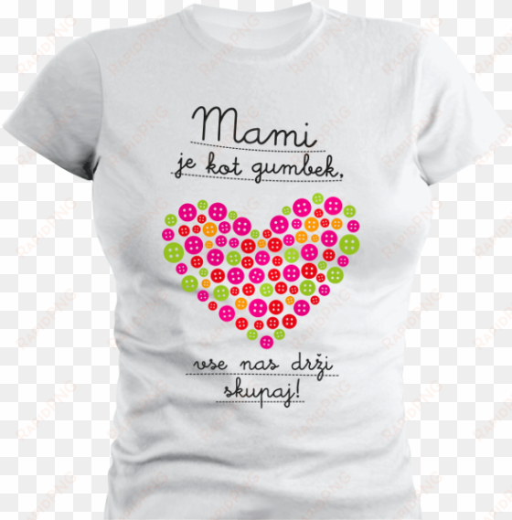 mother is like button - baby shower t shirt