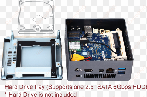 motherboard clipart transparent - gigabyte brix bsi5h 6200