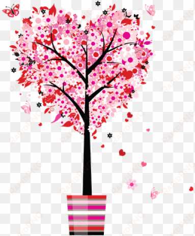 mothers day heart tree