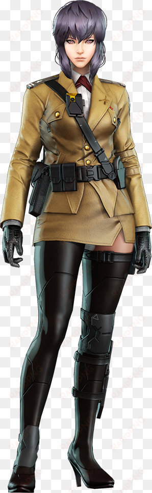 Motoko Kusanagi In Formal Uniform, Ghost In The Shell - Ghost In The Shell First Assault Paz transparent png image