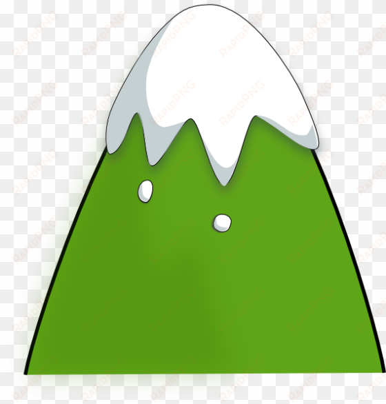 mountain outline green clip art at clker - green mountain clipart