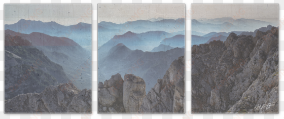 mountain range canvas - summit