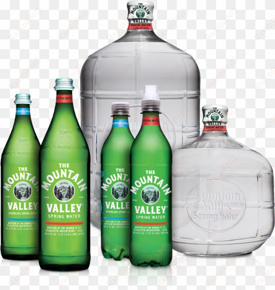 mountain valley water bottles - mountain valley spring water png