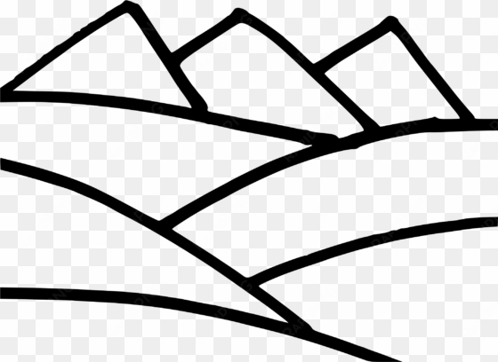 mountains outline png - mountain outline