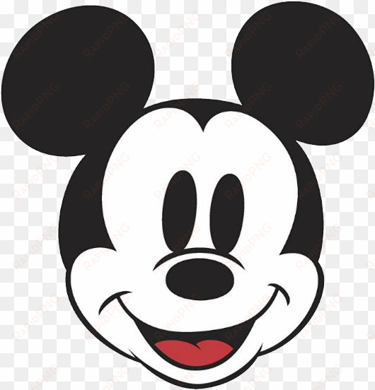 Mouse Faces Clipart Classic - Mickey Mouse Face transparent png image