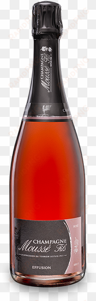 moussé fils - moussé fils champagne effusion brut rosé