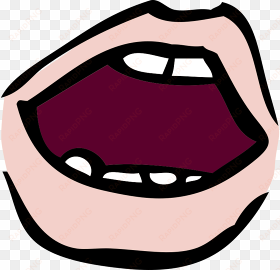 mouth talking clipart
