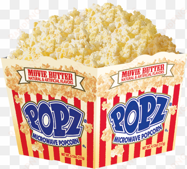 moviebutter-small - popz microwave popcorn, movie butter - 4.12 oz