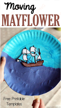 moving mayflower craft for kids - preschool