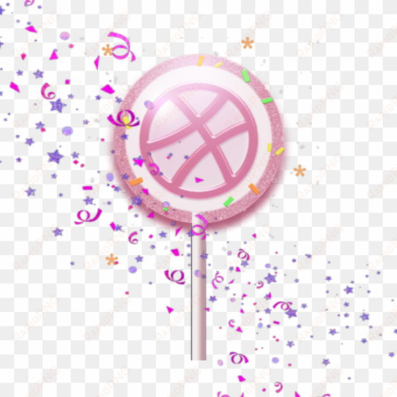 mq pink lollipop candy confetti - candy