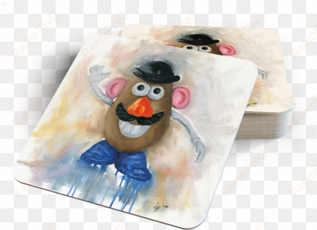 mr potato head coasters - mr. potato head