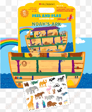 mrs. grossman's noah's ark peel & play toy