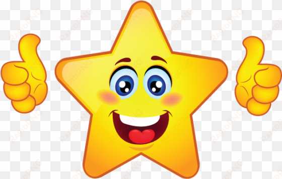 mrs webb's star workers - thumbs up star clipart