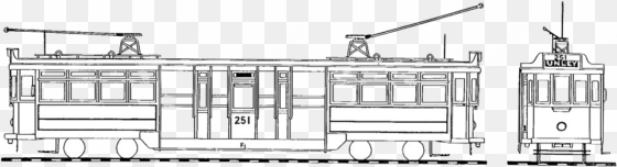 mtt adelaide tram type f - technical drawing